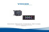 Vacon X Keypad Remote Control Installation Manual