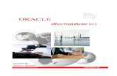 Oracle IRecruitment Setup v 1.1