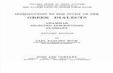 Introduction to the Study of the Greek Dialects (Buck) 1928