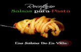 Recetario PDF de Salsas Para Pasta