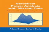 Statistical Power Analysis with Missing Data, Adam Davey andJyoti Savla