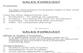 4.Sales Forecast