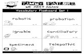 Timmy Failure: We Meet Again Vocabulary Flash Cards