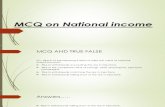 Mcq on National Income Ppts