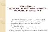 PPT - Writing a Book Review & Book Report