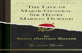 The Life of Major-General Sir Henry Marion Durand Vol. 1