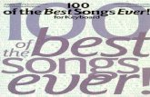 100 of the Best Songs Ever for Keyboard