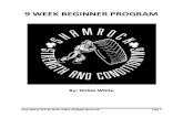 9 Week Beginner Program