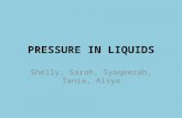 Pressure in Liquids