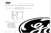 31-9117 GE Monogram Inverter Compresser Side by Side Refrigerator Service Manual