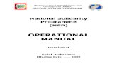 National Solidarity Program Operationa Manual (2009)