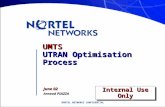 UTRAN Optimisation Process