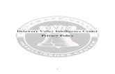 Delaware Valley Intelligence Center Privacy PolicyMar 2013