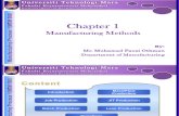Chapter 01- Manufacturing Methods