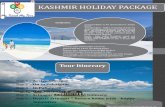 Kashmir Holiday Package Presentaion