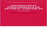 Several Variables Orthogonal