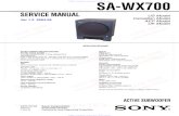 Sony sa wx700 Subwoofer