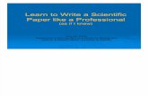 How to Write a Paper Like Profesional