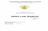 Dbms Lab Manual Regulation 2013