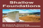 Shallow Foundations by Robert Kimmerling