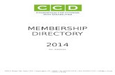 CCD Membership Directory 2014