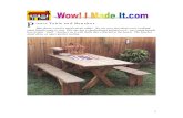 Bench - Bench Seats and Picnic Table