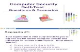 Computer Security Scenarios