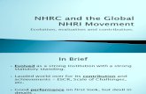 NHRC and the Global NHRI Movement
