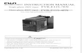 FVR-E11s Instruction Manual