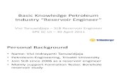 Basic Knowledge Petroleum Industry Reservoir Engineer_VT