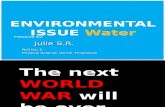 ENVIRONMENTAL ISSUE: Water- Julie S.R.