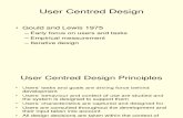 User Centred Design and Pact Analysis