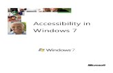 Accessibility in Windows7