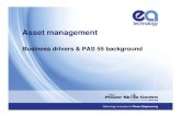 Business Drivers & PAS 55 Background