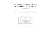 Fundamental Abhidhamma- Nandamalabhivamsa