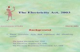 Main Features of Electricity Act 2003 (1)