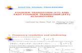 Fourier Transform and Fast Fourier Transform Algorithms