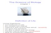 Biology- Chapter1 Introduction