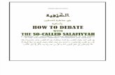 Debate With the So Called Salafiyyah