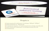 Automated Software Testing Traing by Quontra Solutions