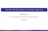 A2 - Real Number System