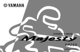 Yamaha Majesty YP250 Owners Manual 2000