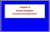 Chapter 9 -- Cluster Analysis