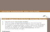 Eating Disorders and Culture