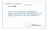 The US - The Empire of Force or the Force of Empire