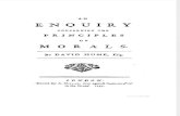 HUME, David. an Inquiry Concerning the Principles of Morals
