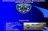 Automated License Plate Recognition ALPR Training