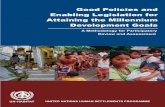 Good policies and enabling legislation for attaining MDGs: a methodology for participatory review and assessment