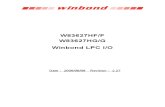 Datasheet Winbond IO