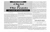 1992 Issue 3 - Christ and the Feasts: The Spring and Summer Feasts - Counsel of Chalcedon